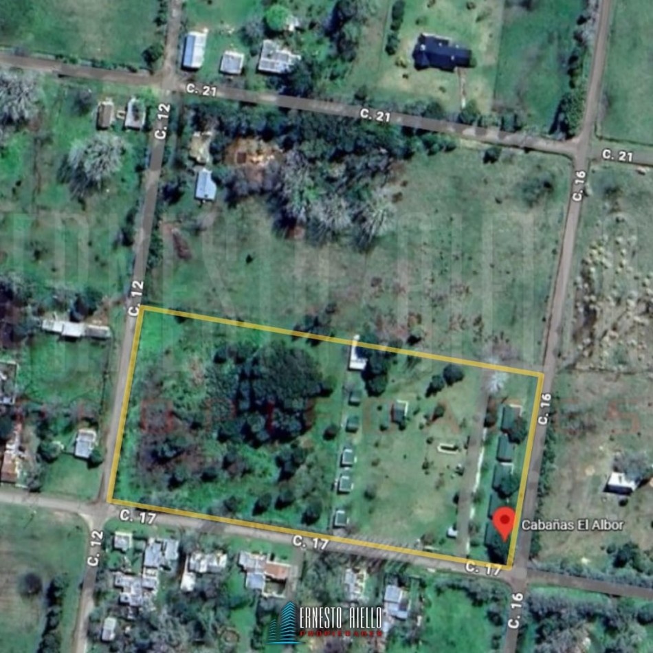 VENTA PREDIO DE 19.491M2 EL ALBOR , GRAL. J. MADARIAGA. COMPLEJO DE CABAÑAS CON PISCINA. 30KM DE PINAMAR. (ACTUALMENTE EN FUNCIONAMIENTO CON CLIENTELA PROPIA)