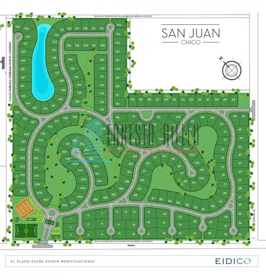 A.VENTA Lote en San Juan Chico - Central