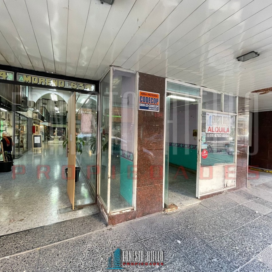 ALQUILER LOCAL COMERCIAL CALLE MORENO, QUILMES CENTRO.