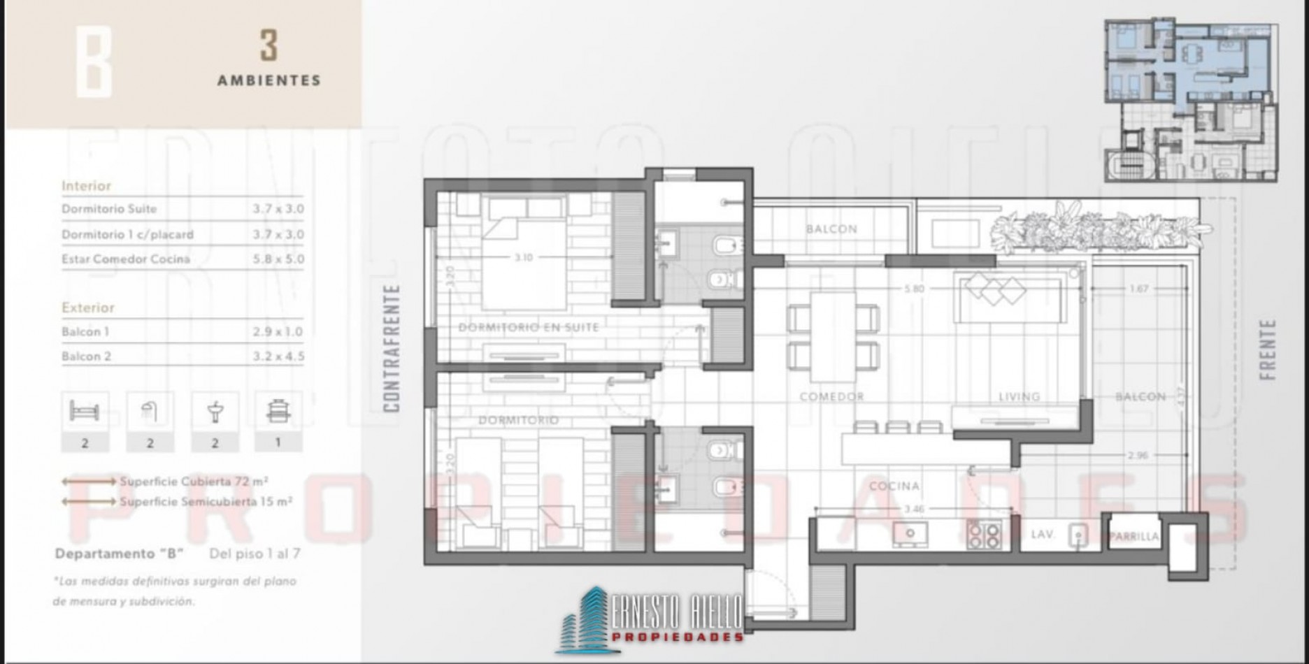 Lavalle 925 Semipiso En Pozo  - 6 B -