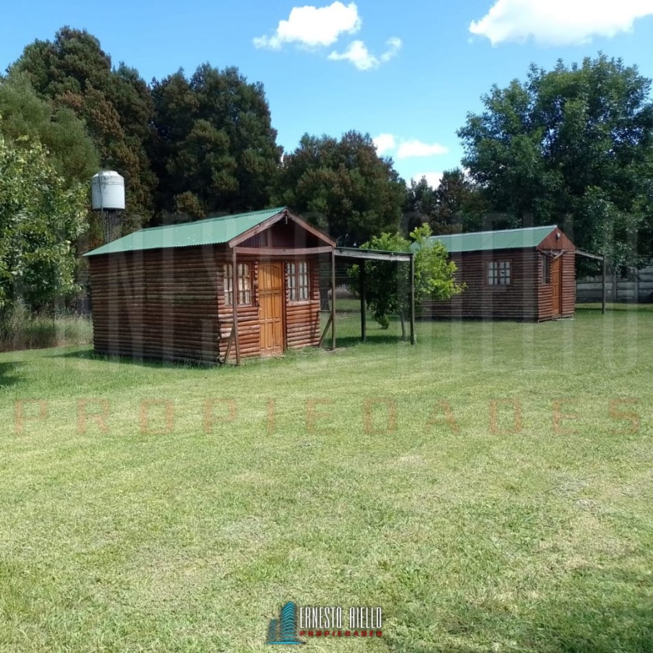 VENTA PREDIO DE 19.491M2  EL ALBOR , GRAL. J.  MADARIAGA. COMPLEJO DE CABAÑAS CON PISCINA. 30KM DE PINAMAR. (ACTUALMENTE EN FUNCIONAMIENTO CON CLIENTELA PROPIA)