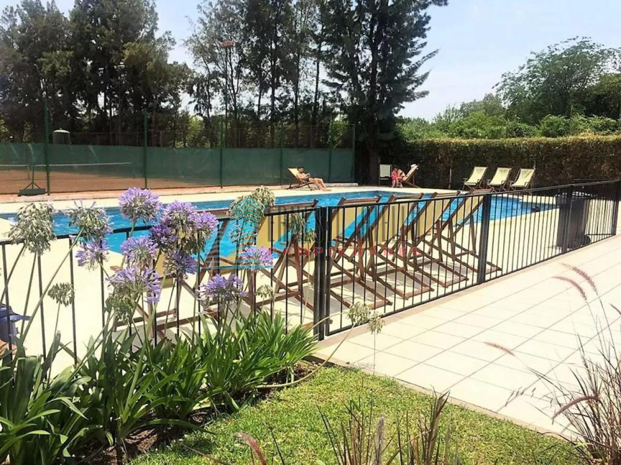 A. ALQUILER DOS AMBIENTES AMUEBLADO  BARRIO PRIVADO ALTOS DE HUDSON 2