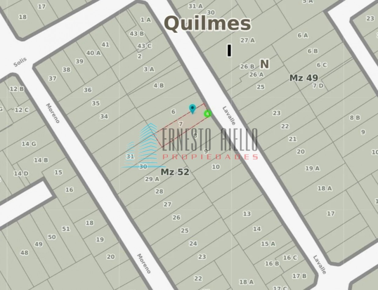 A. VENTA Retasado! Excelente Lote - Quilmes Centro - Ideal Inversores