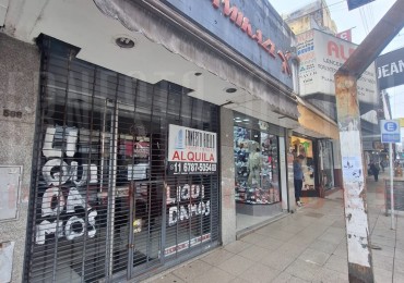 ALQUILER AMPLIO LOCAL COMERCIAL DE 100 MTS EN PLENO QUILMES CENTRO.