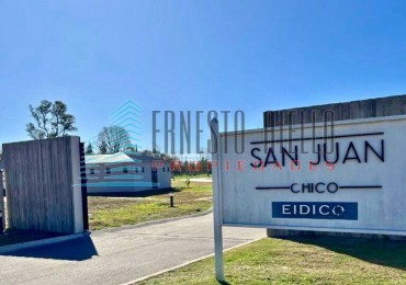 A. VENTA LOTE EN SAN JUAN CHICO FRENTE A LA LAGUNA CALLE CERRADA